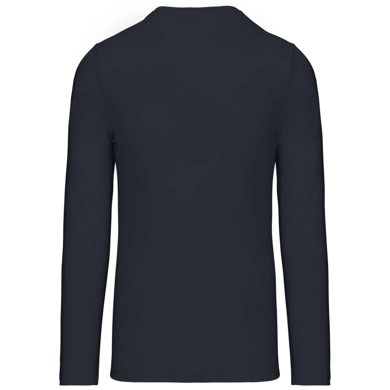 MEN'S LONG-SLEEVED V-NECK T-SHIRT - Navy - Additional