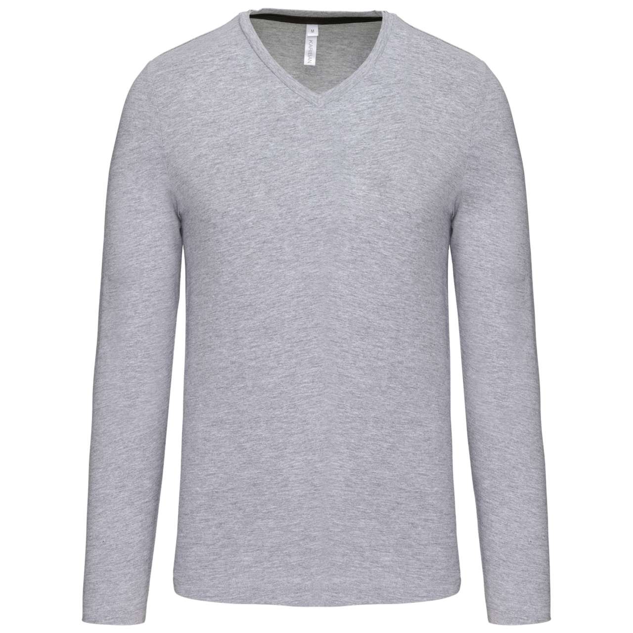 MEN'S LONG-SLEEVED V-NECK T-SHIRT - Color Image