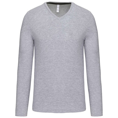 MEN'S LONG-SLEEVED V-NECK T-SHIRT - Color Image