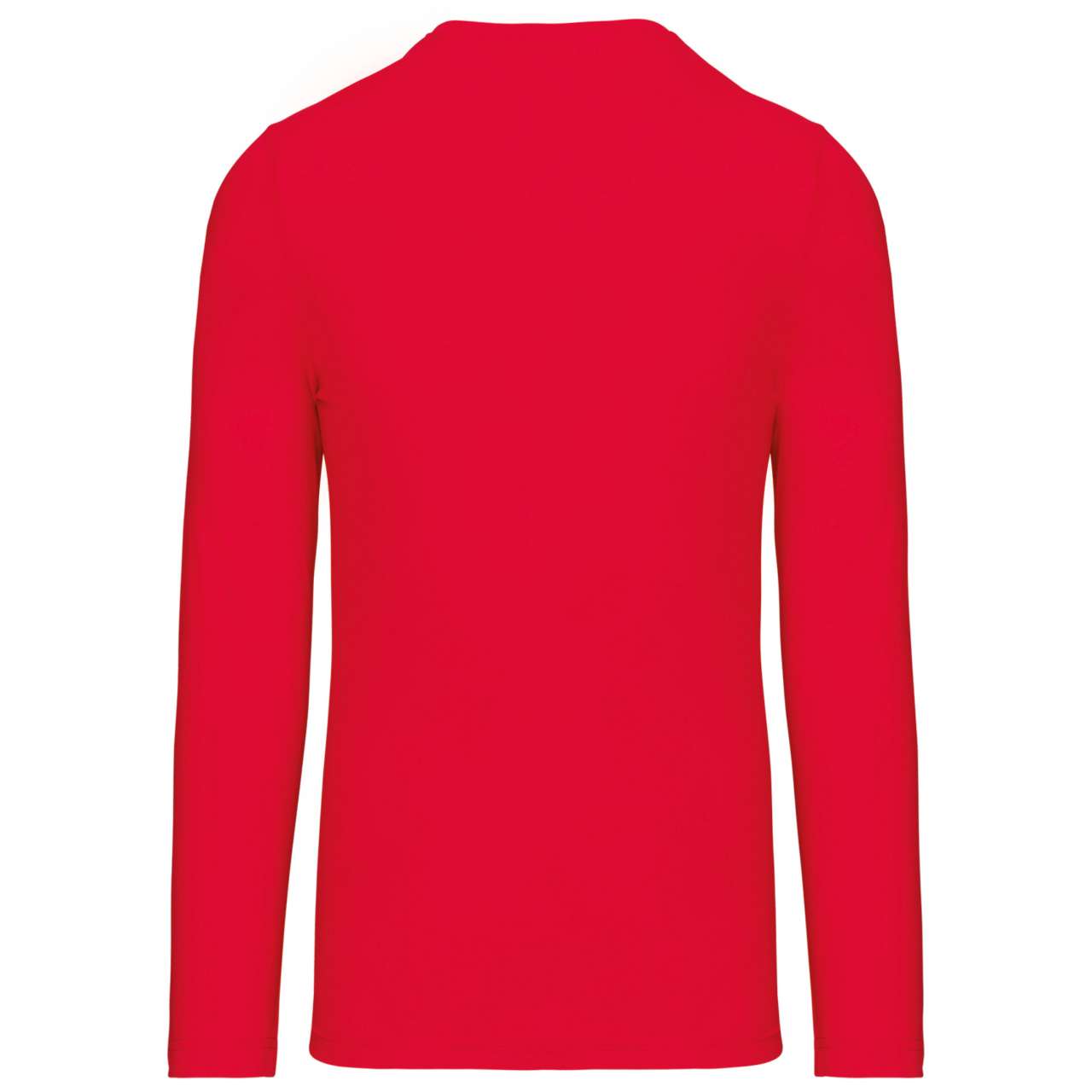 MEN'S LONG-SLEEVED V-NECK T-SHIRT - Red - Additional