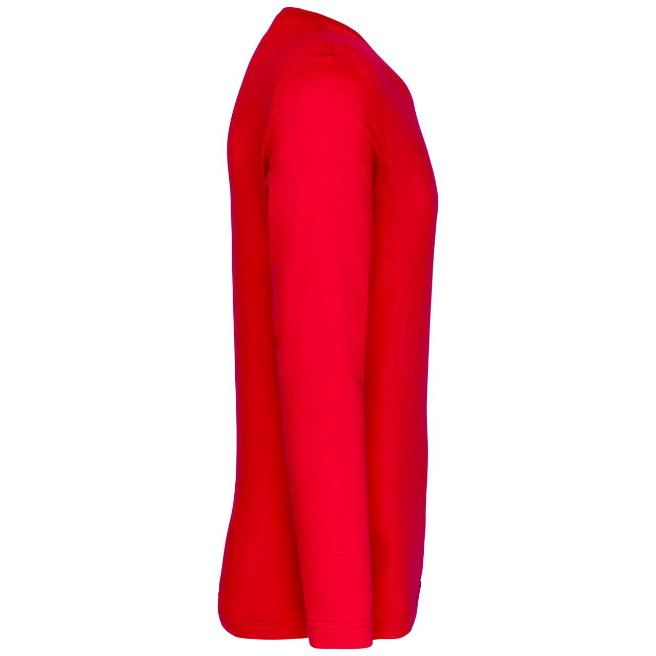 MEN'S LONG-SLEEVED V-NECK T-SHIRT - Red - Additional