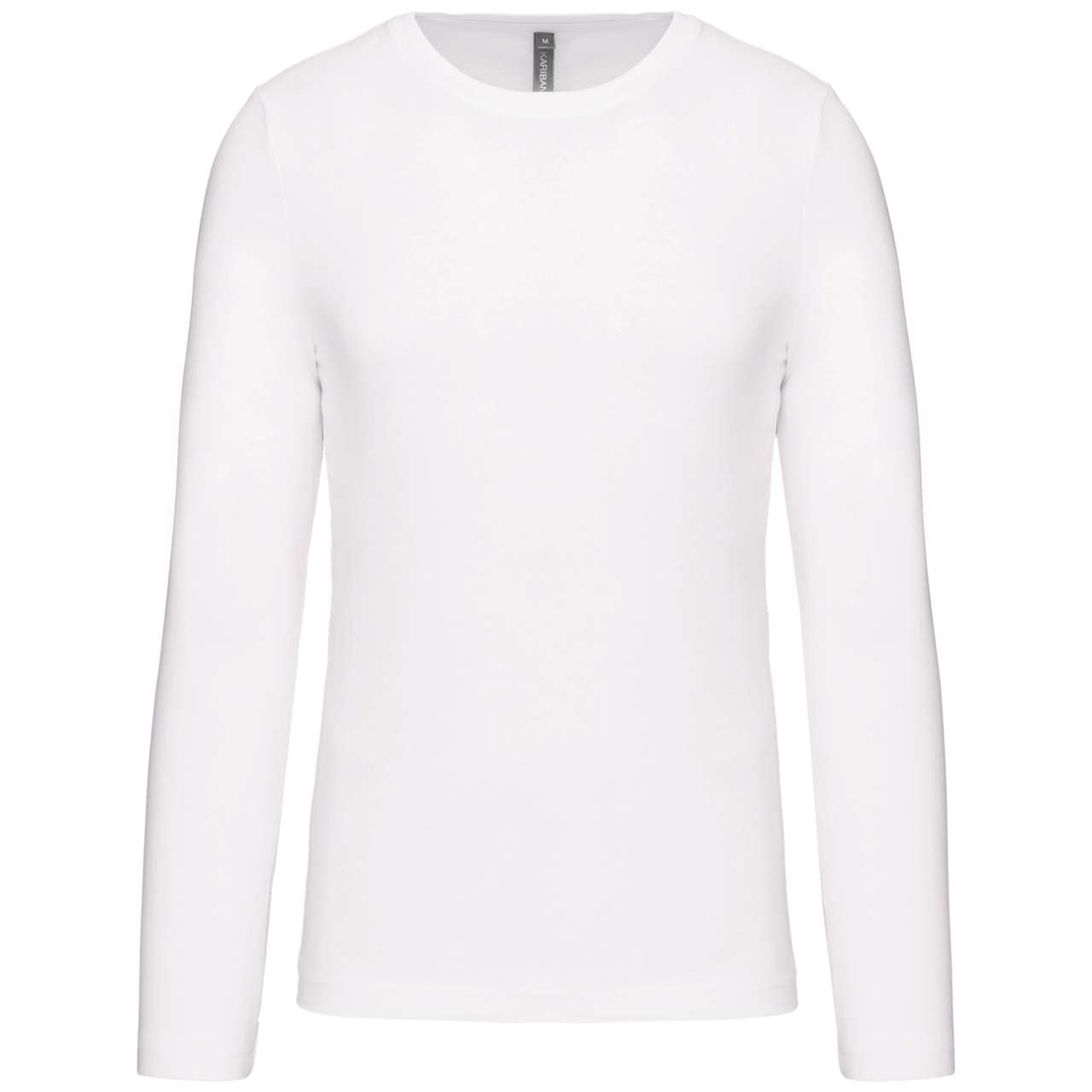 MEN'S LONG-SLEEVED CREW NECK T-SHIRT - White - Main