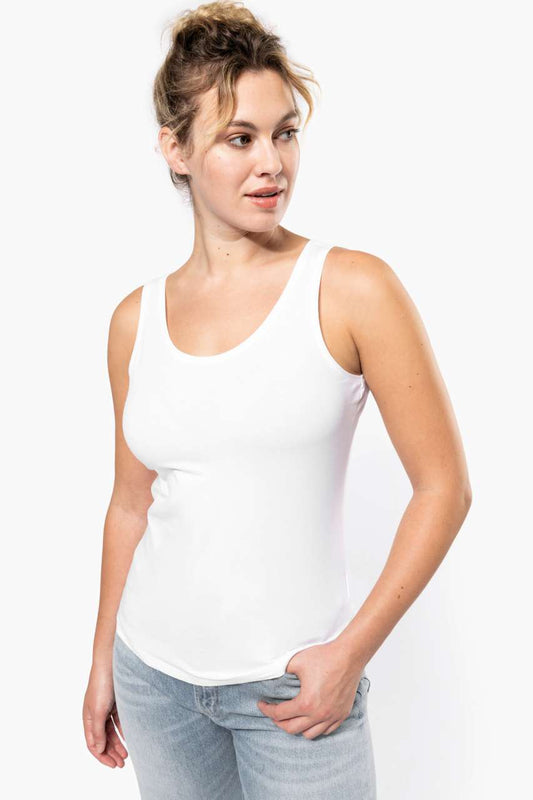 LADIES' VEST - White - Model