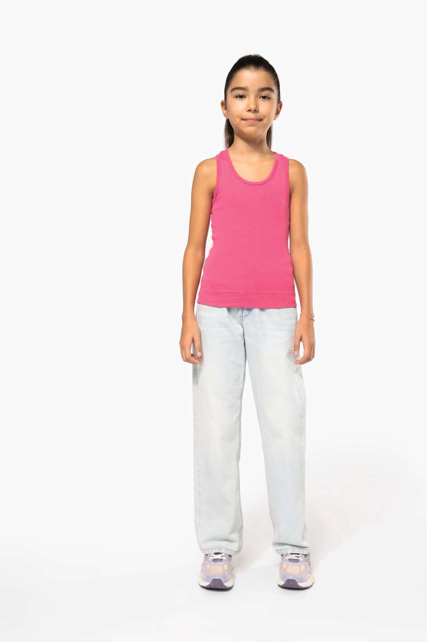 GIRLS' VEST - White - Additional