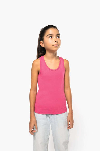 GIRLS' VEST - White - Model