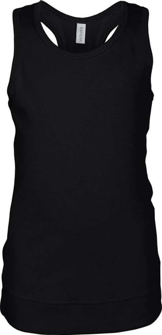 GIRLS' VEST - Black - Main