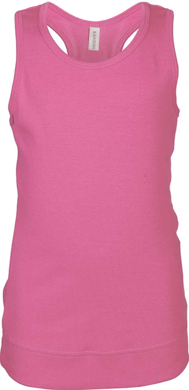 GIRLS' VEST - Fuchsia - Main