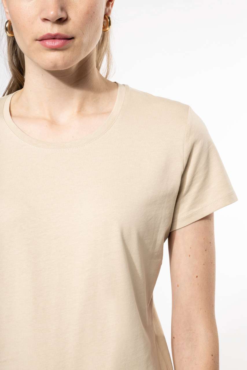 LADIES' SHORT SLEEVE CREW NECK T-SHIRT - White - Additional