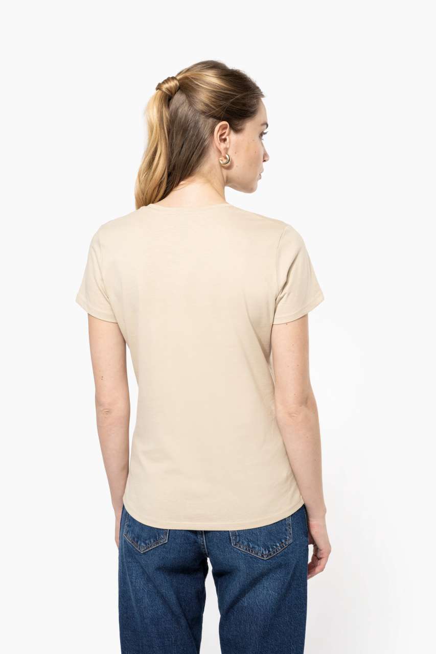 LADIES' SHORT SLEEVE CREW NECK T-SHIRT - White - Additional