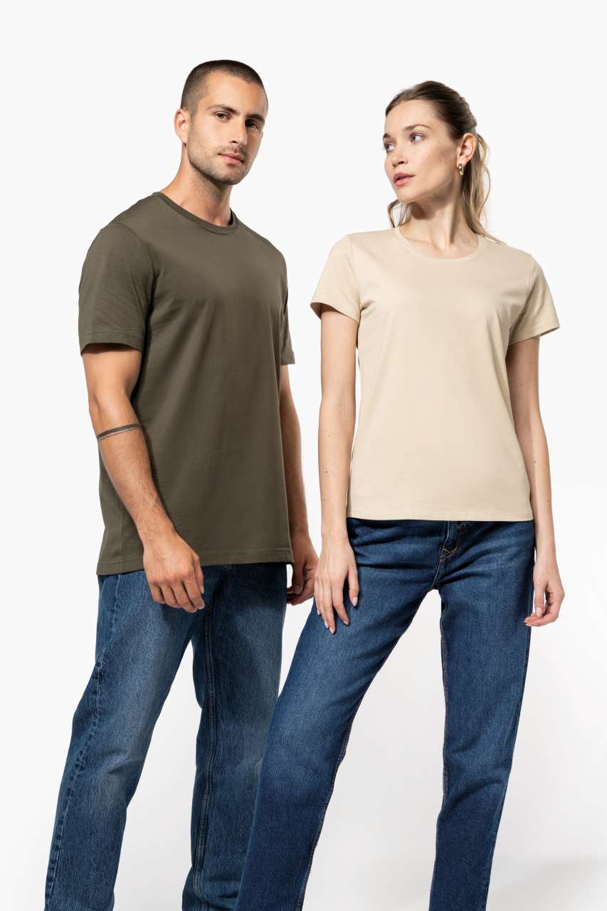 LADIES' SHORT SLEEVE CREW NECK T-SHIRT - White - Additional