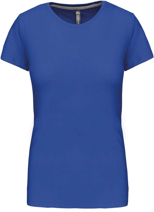 LADIES' SHORT SLEEVE CREW NECK T-SHIRT - Light Royal Blue - Main