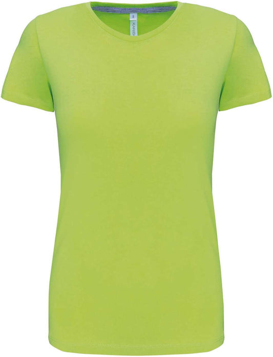 LADIES' SHORT SLEEVE CREW NECK T-SHIRT - Lime - Main