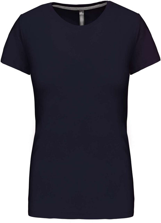 LADIES' SHORT SLEEVE CREW NECK T-SHIRT - Navy - Main