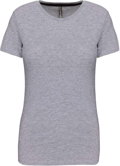 LADIES' SHORT SLEEVE CREW NECK T-SHIRT - Oxford Grey - Main