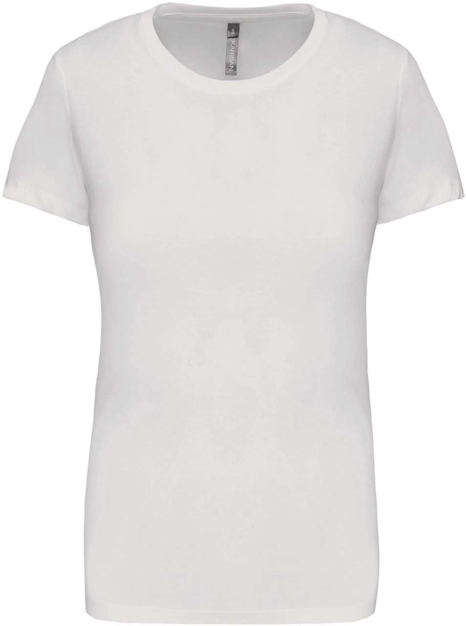LADIES' SHORT SLEEVE CREW NECK T-SHIRT - White - Main