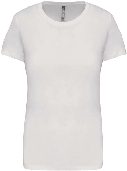 LADIES' SHORT SLEEVE CREW NECK T-SHIRT - White - Main