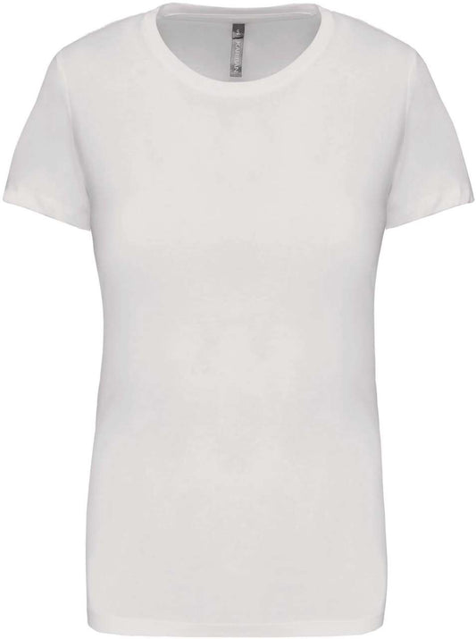 LADIES' SHORT SLEEVE CREW NECK T-SHIRT - White - Main