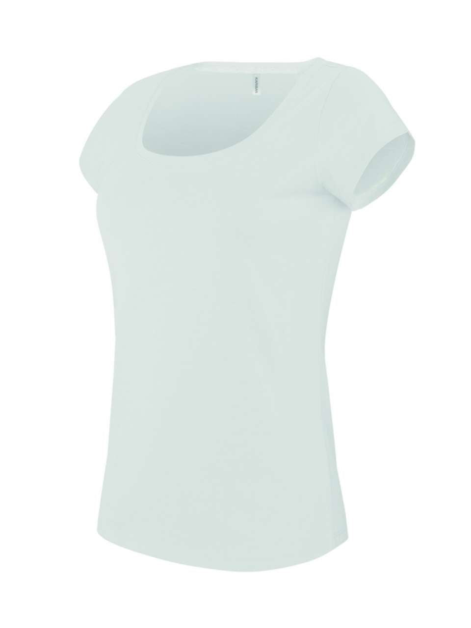 LADIES’ BOAT NECK SHORT-SLEEVED T-SHIRT - White - Main
