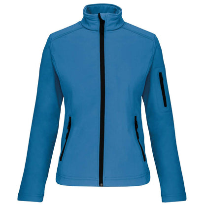 LADIES' SOFTSHELL JACKET - Aqua Blue - Main