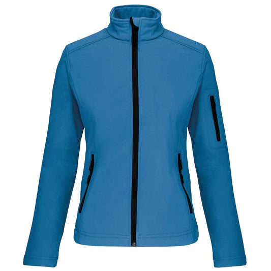 LADIES' SOFTSHELL JACKET - Aqua Blue - Main