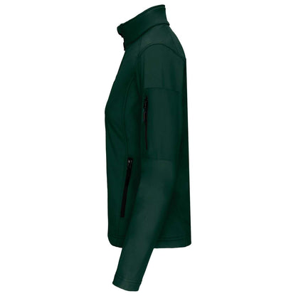 LADIES' SOFTSHELL JACKET - Bottle Green - Additional