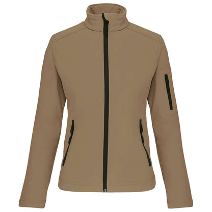 LADIES' SOFTSHELL JACKET - Camel - Main