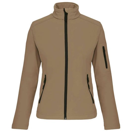 LADIES' SOFTSHELL JACKET - Camel - Main