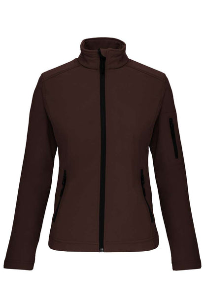 LADIES' SOFTSHELL JACKET - Chocolate - Main