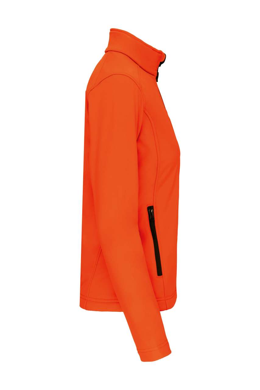 LADIES' SOFTSHELL JACKET - Fluorescent Orange - Additional