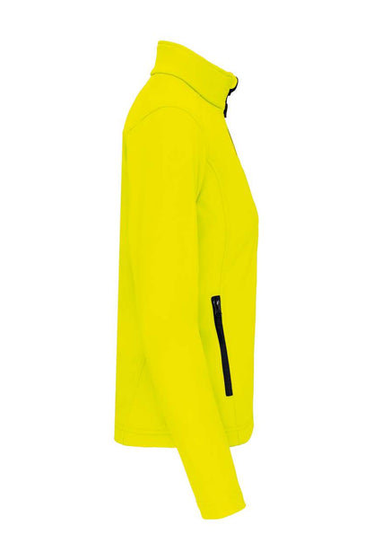 LADIES' SOFTSHELL JACKET - Fluorescent Yellow - Additional