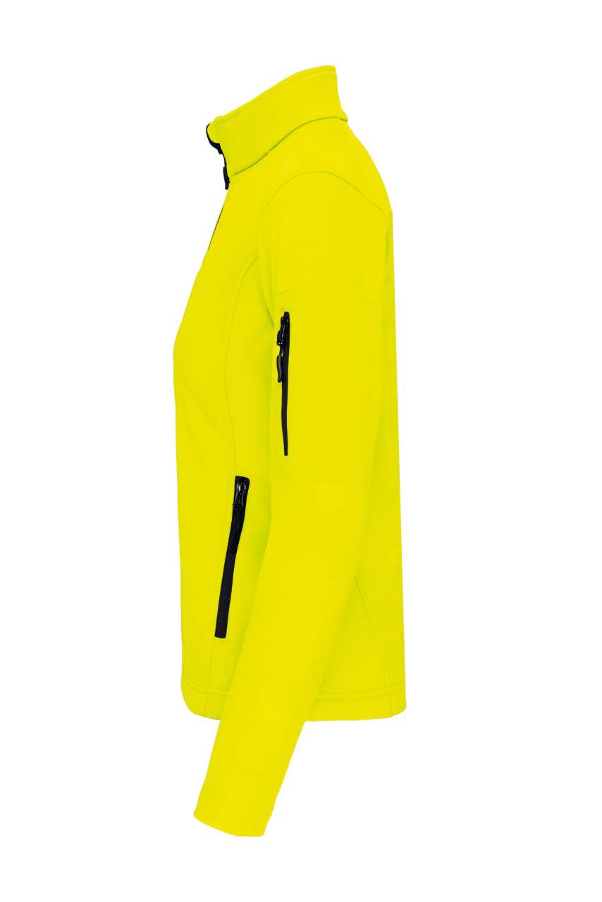 LADIES' SOFTSHELL JACKET - Fluorescent Yellow - Additional