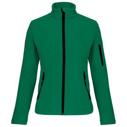 LADIES' SOFTSHELL JACKET - Kelly Green - Main