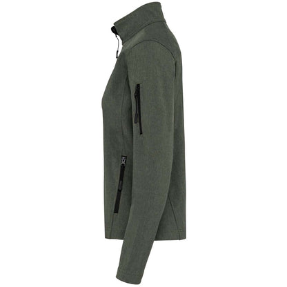 LADIES' SOFTSHELL JACKET - Marl Green - Additional