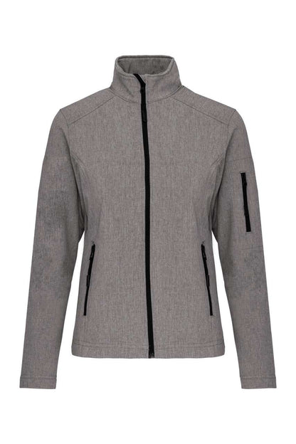 LADIES' SOFTSHELL JACKET - Marl Grey - Main