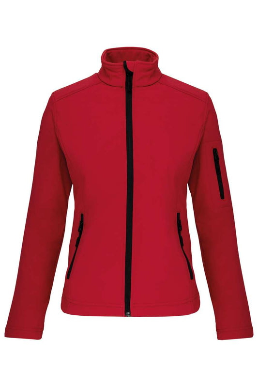 LADIES' SOFTSHELL JACKET - Red - Main