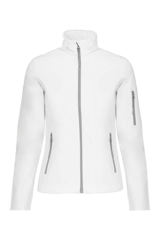 LADIES' SOFTSHELL JACKET - White - Main