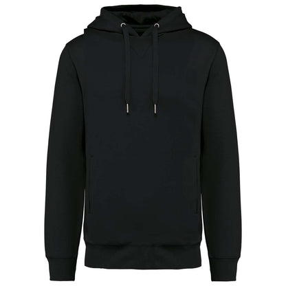 UNISEX ECO-FRIENDLY FRENCH TERRY HOODIE - Black - colorimageurl