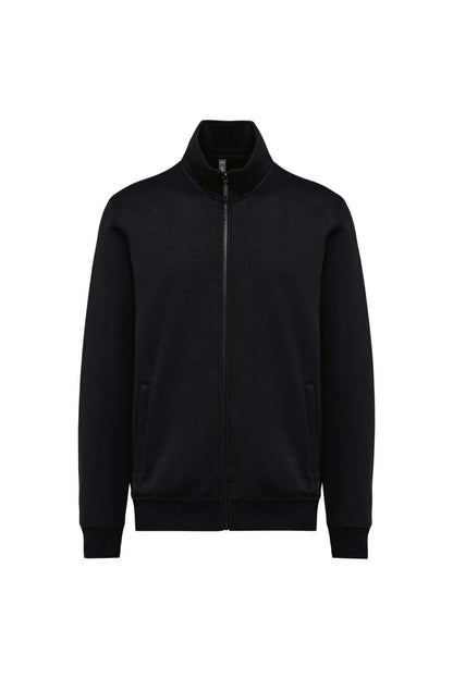 MEN'S FLEECE CADET JACKET - Black - colorimageurl