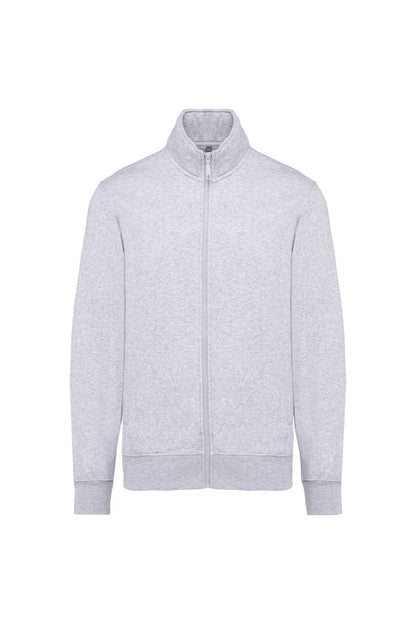 MEN'S FLEECE CADET JACKET - Oxford Grey - colorimageurl