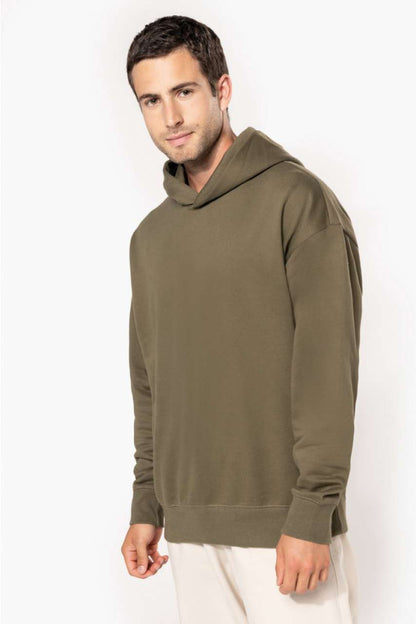 UNISEX OVERSIZED FLEECE HOODIE - Clay - modelimageurl