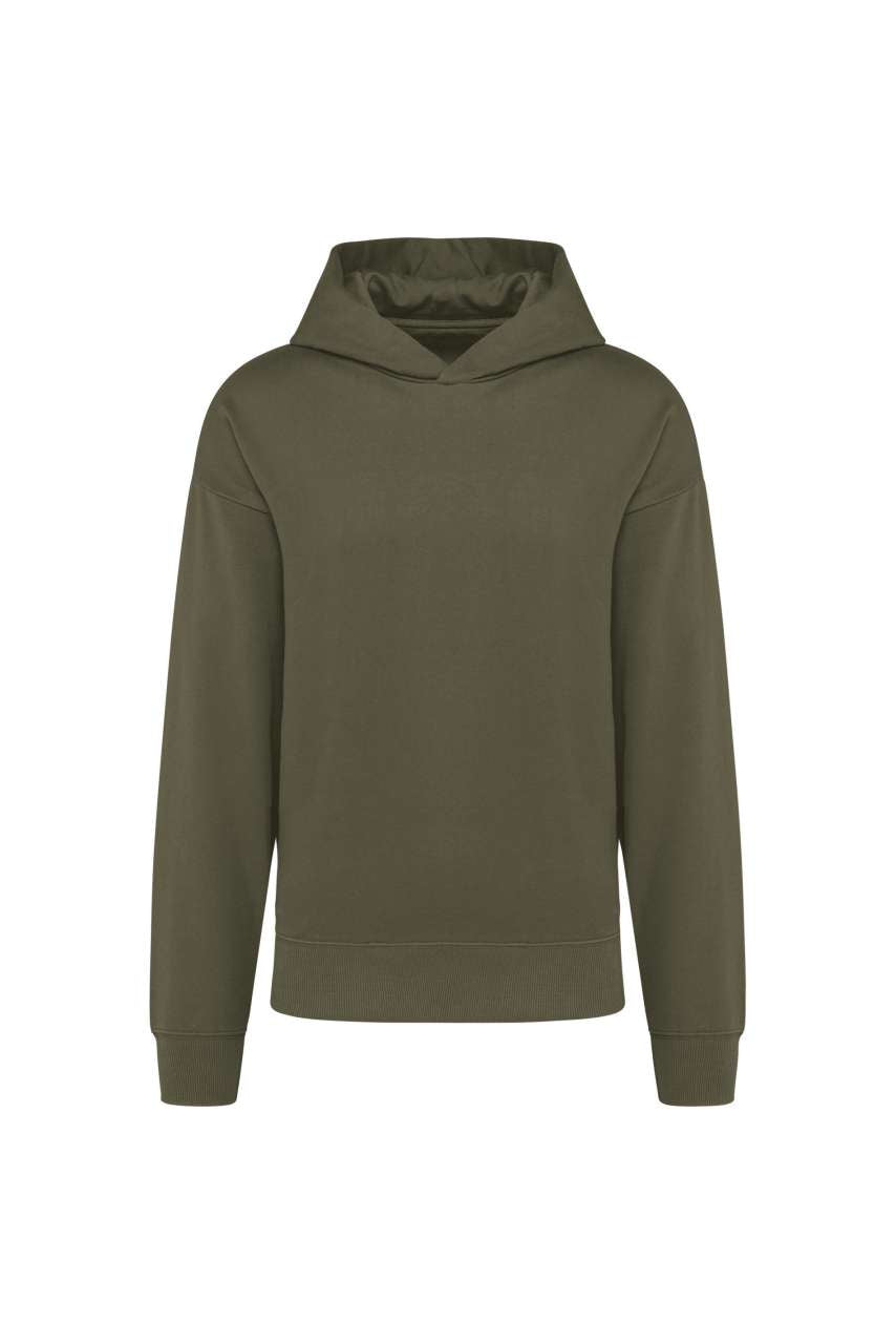 UNISEX OVERSIZED FLEECE HOODIE - Light Khaki - colorimageurl
