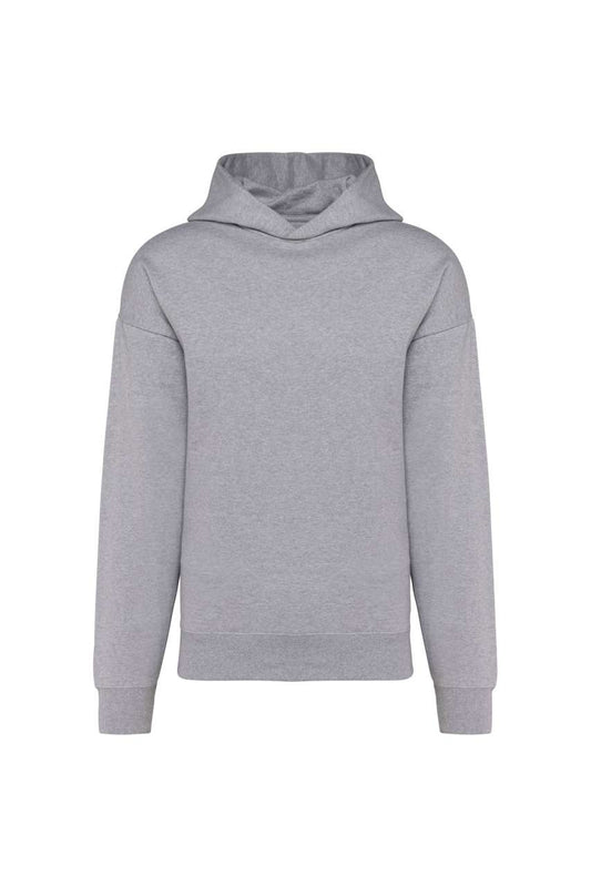 UNISEX OVERSIZED FLEECE HOODIE - Oxford Grey - colorimageurl