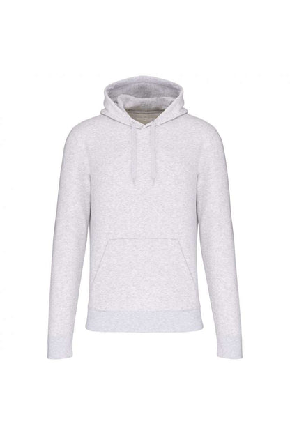 MEN'S ECO-FRIENDLY HOODED SWEATSHIRT - Ash Heather - colorimageurl