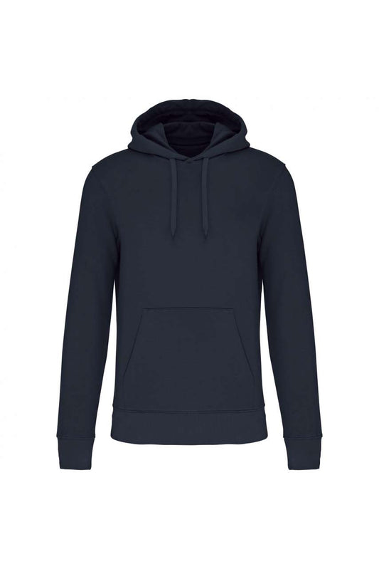 MEN'S ECO-FRIENDLY HOODED SWEATSHIRT - Deep Blue - colorimageurl