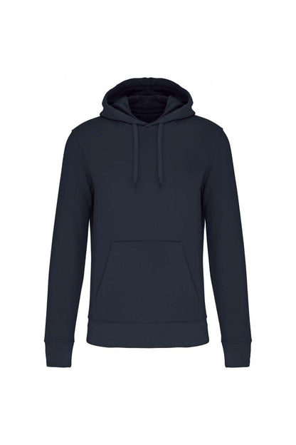 MEN'S ECO-FRIENDLY HOODED SWEATSHIRT - Navy - colorimageurl