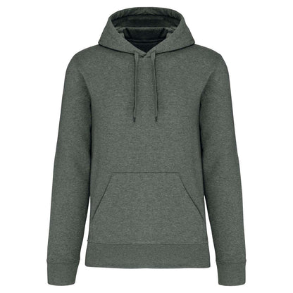 MEN'S ECO-FRIENDLY HOODED SWEATSHIRT - Green Marble Heather - colorimageurl