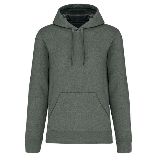 MEN'S ECO-FRIENDLY HOODED SWEATSHIRT - Green Marble Heather - colorimageurl