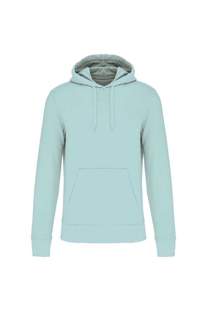 MEN'S ECO-FRIENDLY HOODED SWEATSHIRT - Ice Mint - colorimageurl