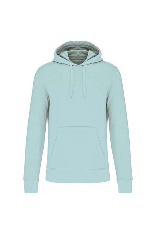MEN'S ECO-FRIENDLY HOODED SWEATSHIRT - Ice Mint - colorimageurl