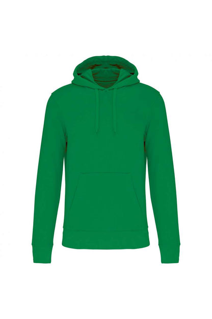 MEN'S ECO-FRIENDLY HOODED SWEATSHIRT - Kelly Green - colorimageurl